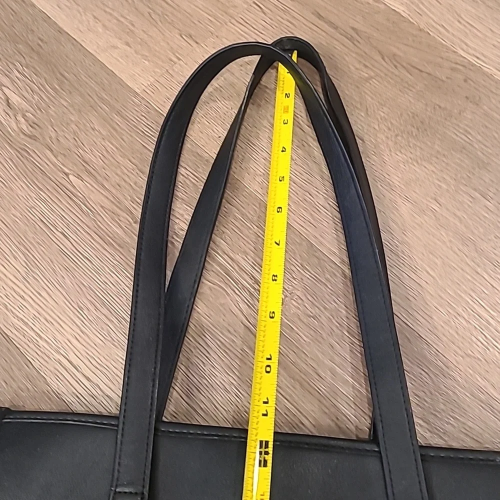 Universal Thread Black Leather Laptop bag